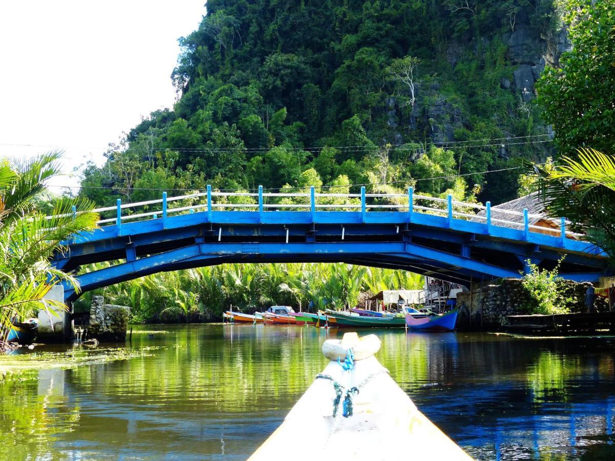 Rammang Rammang Eco Lodge Baloci Eksteriør bilde